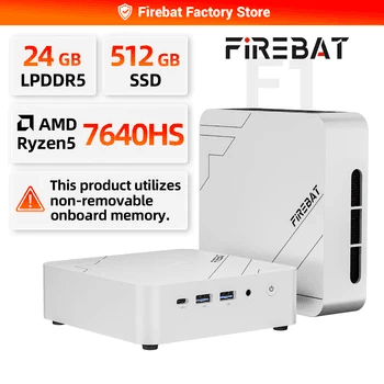 [알리익스프레스] FIREBAT F1 Ryzen7 7640HS 24G 512G ($361.15 / (약: 503,081원))