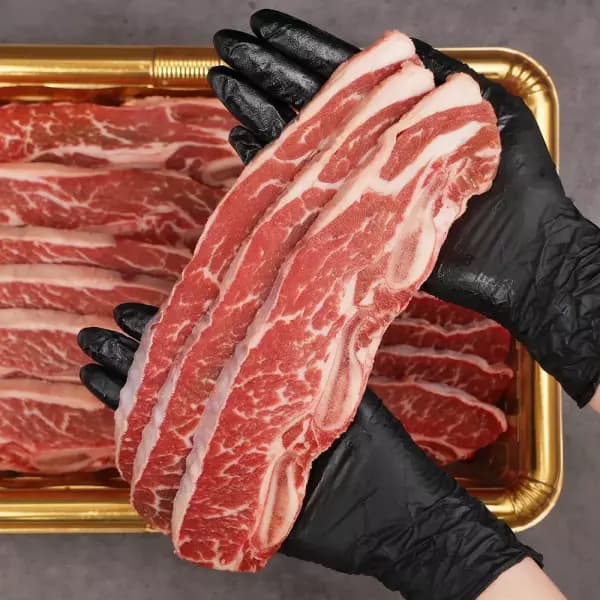 [지마켓] 미국산 소고기 초이스 등급 황제 갈비살 뼈막손질완료 1kg (24,900원 / 무료배송)