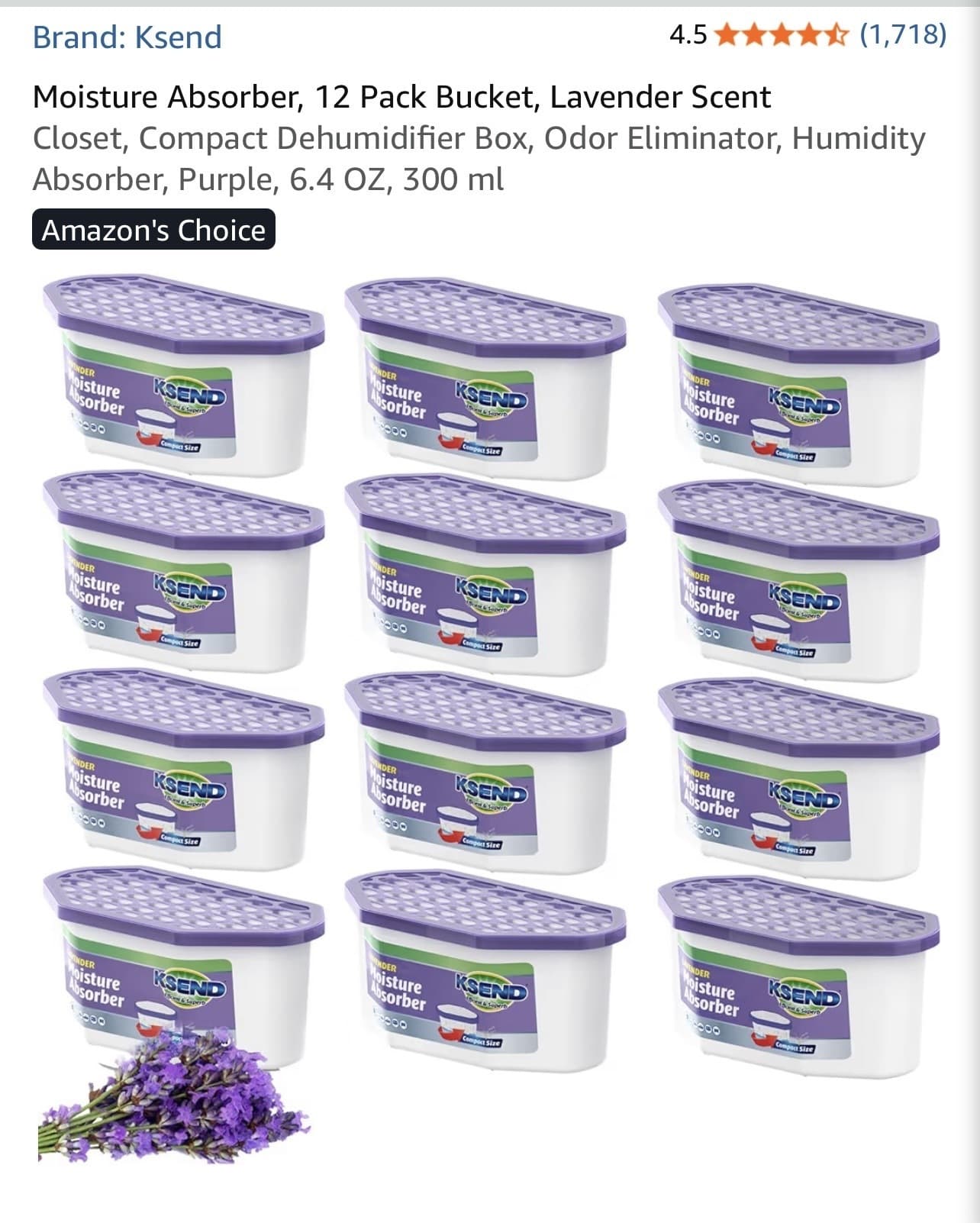 Amazon) Moisture Absorber 12 개 - 섭스 30% 쿠폰