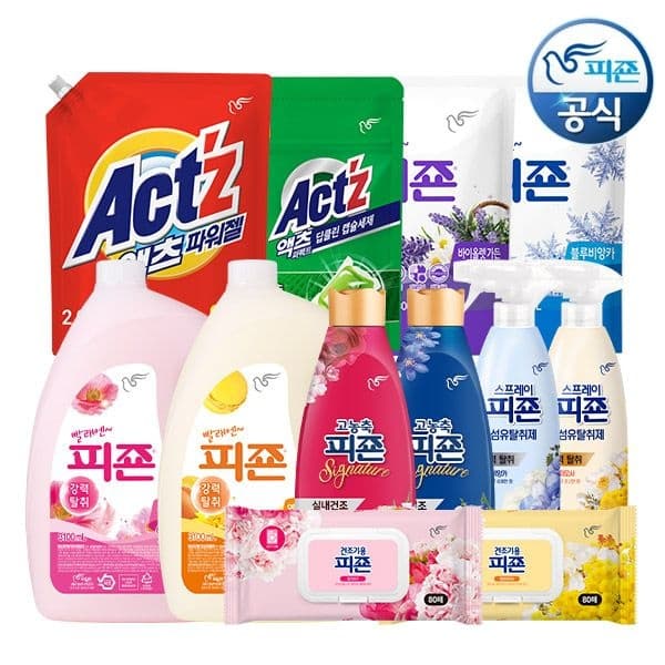 [롯데온] 액츠 세탁세제 퍼펙트 실내건조 3L 용기 1개+ 2.2L 리필 1개 (14,900원 / 무료배송)