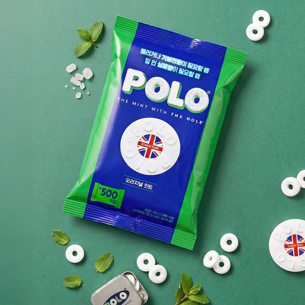 [토스쇼핑] POLO 폴로 민트 오리지날 캔디 대용량 500개입 (10,900원/무료) (무료배송)