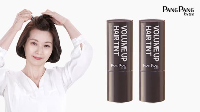 [쇼핑엔티몰] 팡팡바이정운 볼륨업 헤어틴트 2개/ 정수리 볼륨 헤어커버 탈모 새치커버 (19,900원 / 남음)