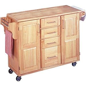 [Amazon] Homestyles General Line Mobile Kitchen Cart ($104.30 / (약: 145,289원))