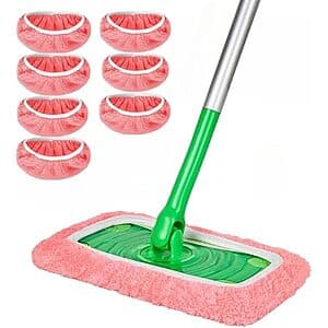 Amazon Haul: 50% Off Select Products: 7-Pk. Microfiber Reusable Mop Pad Refills ($2.45 / (약: 3,412원))