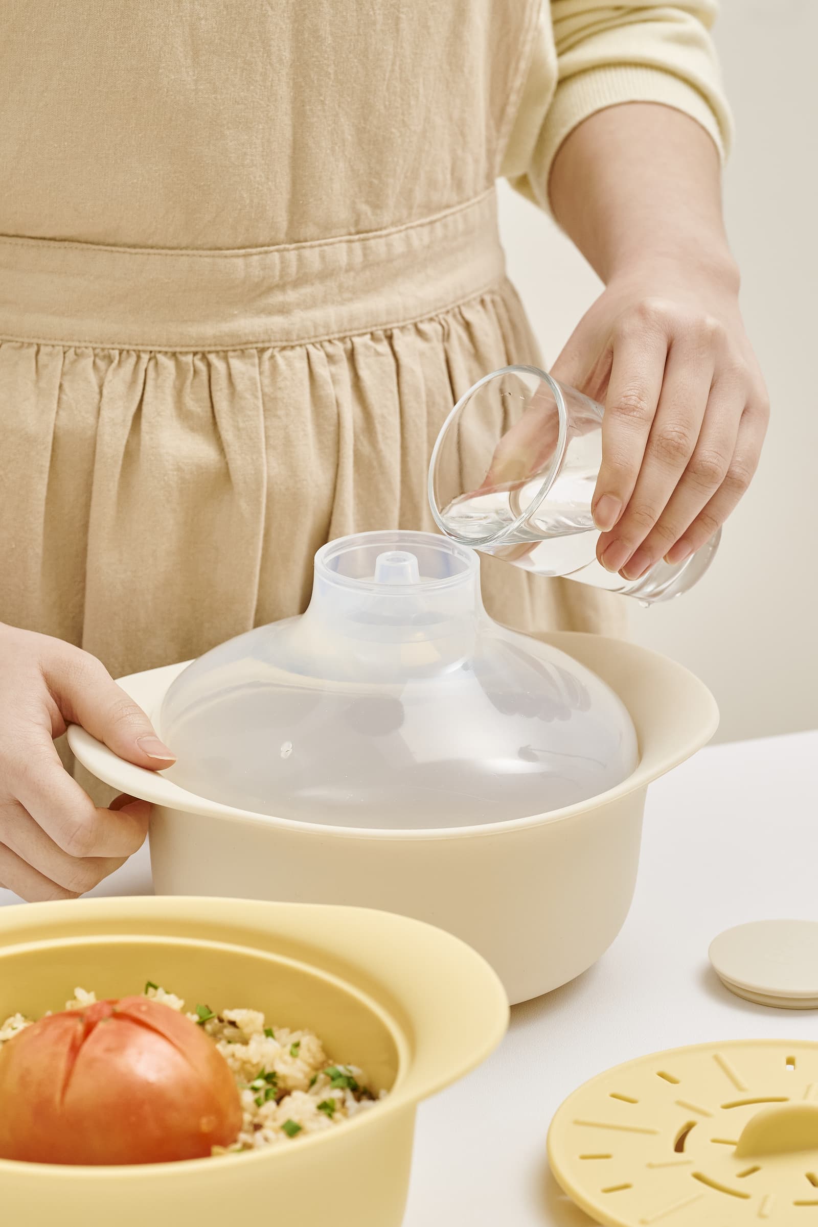 Amazon) [FIRGI] 촉촉 실리콘 찜기 48oz · 핫딜 (아이보리 한정)