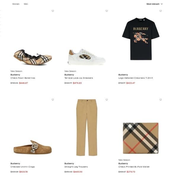 Cettire) 버버리 Up to 70% Off + 앱으로 첫 구매시 추가 10% 할인