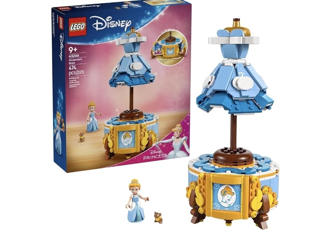 Amazon) LEGO Disney Princess Cinderella’s Dress Kids Toy with Minidoll Character $22.49