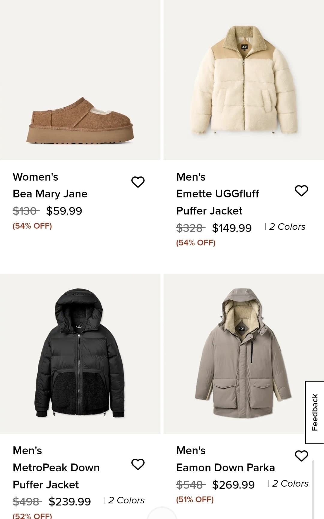 UGG) Classic Micro $71.99 등 섬머 세일 (멤버 추가 10프로 할인)