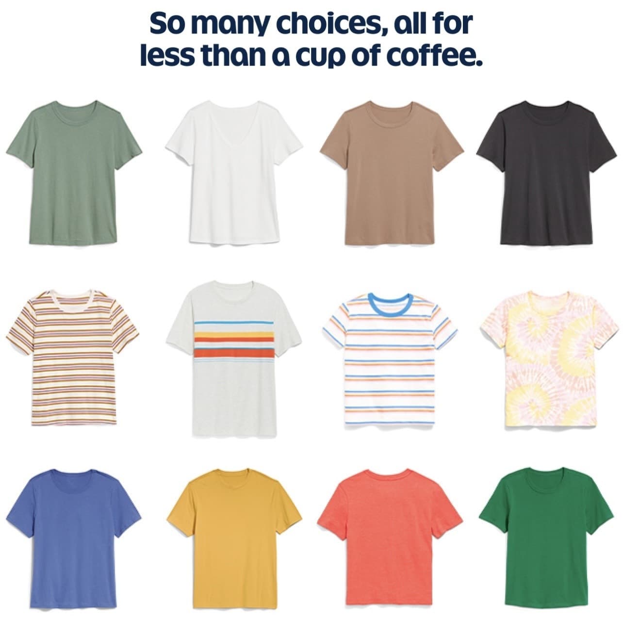 Old Navy) 3 days only! Tees - from $4