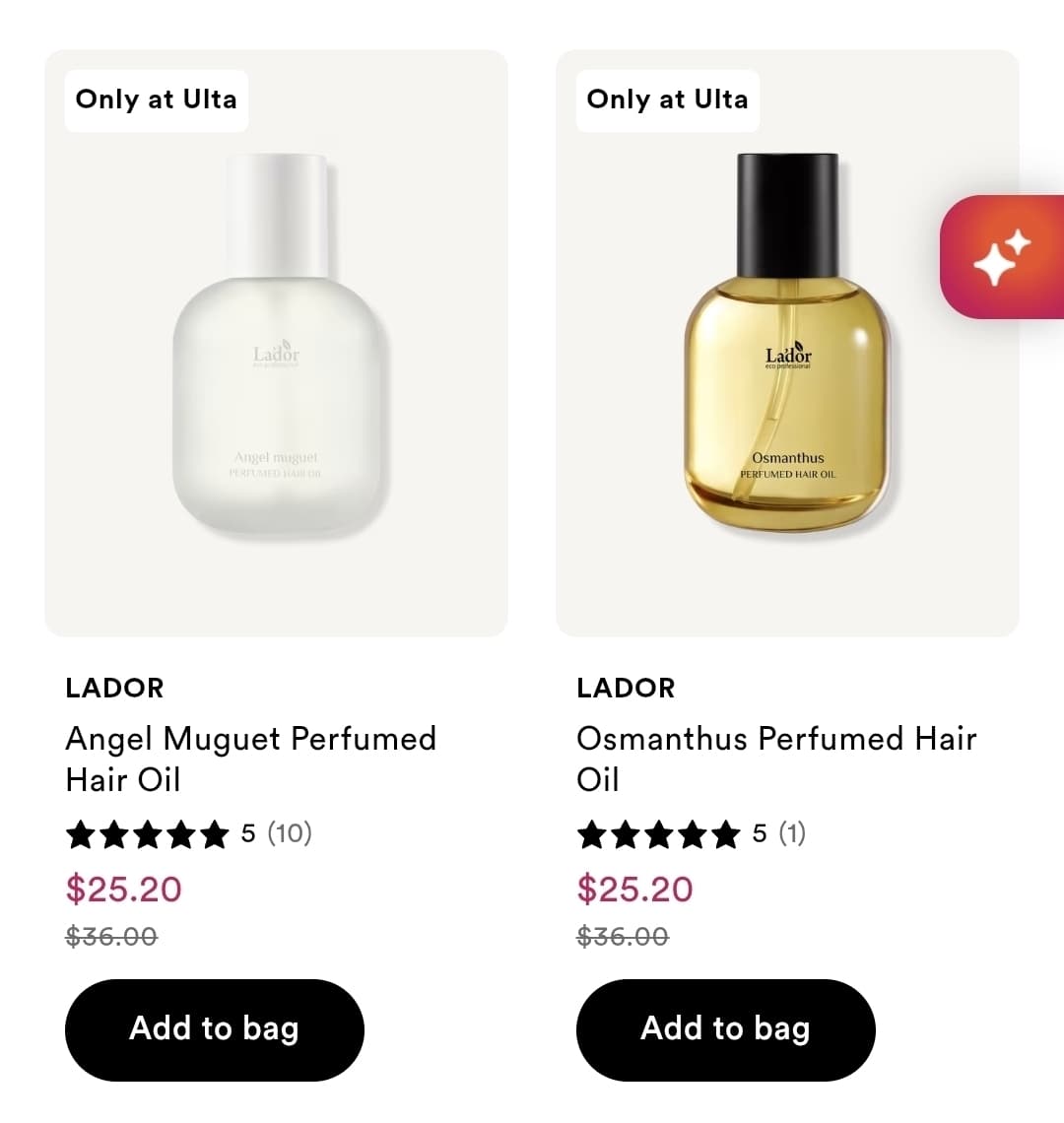 ULTA) BTS 지민이 모델인 LADOR Perfume Hair Oil $25.20