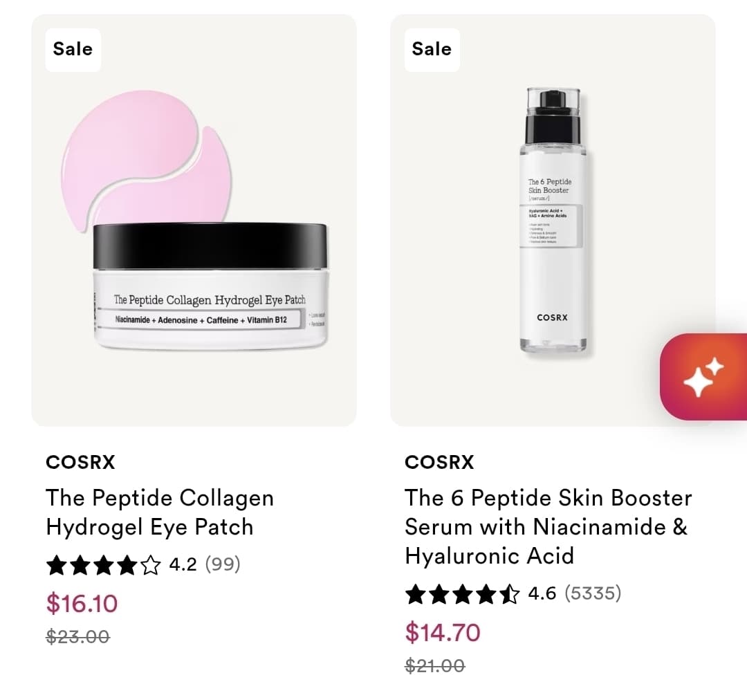 ULTA) COSRX The 6 Peptide Skin Booster Serum $14.70 등 COSRX 세일