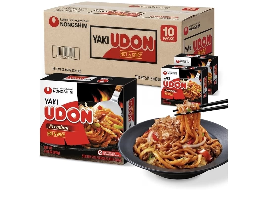 Amazon) 농심 야끼우동 매운맛 10개 $29.99