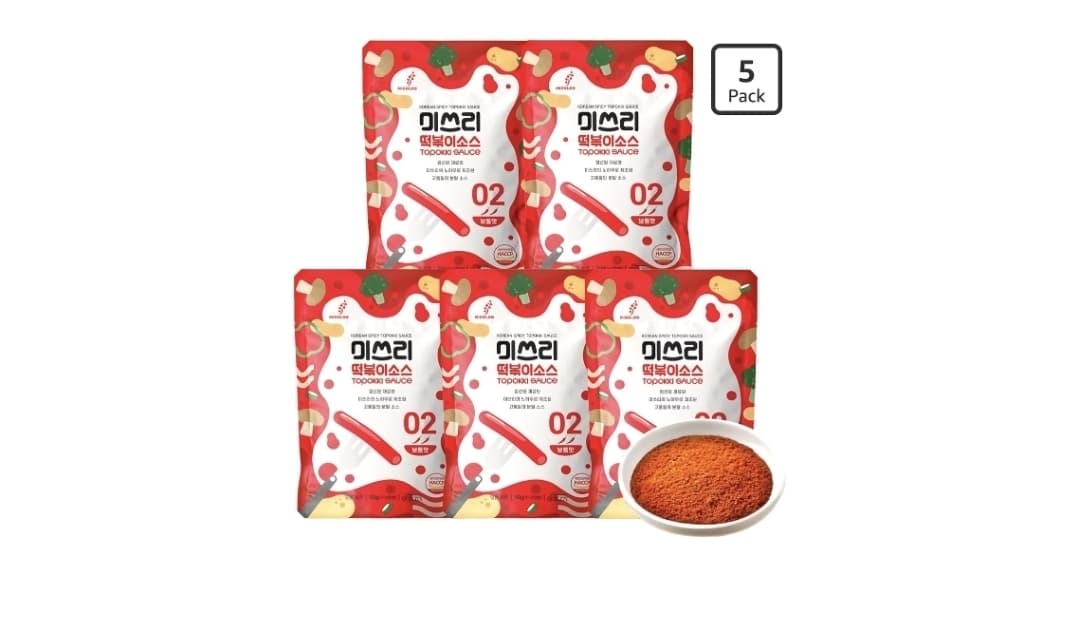 Amazon) 미쓰리 떡볶이 소스 5개 $14.99