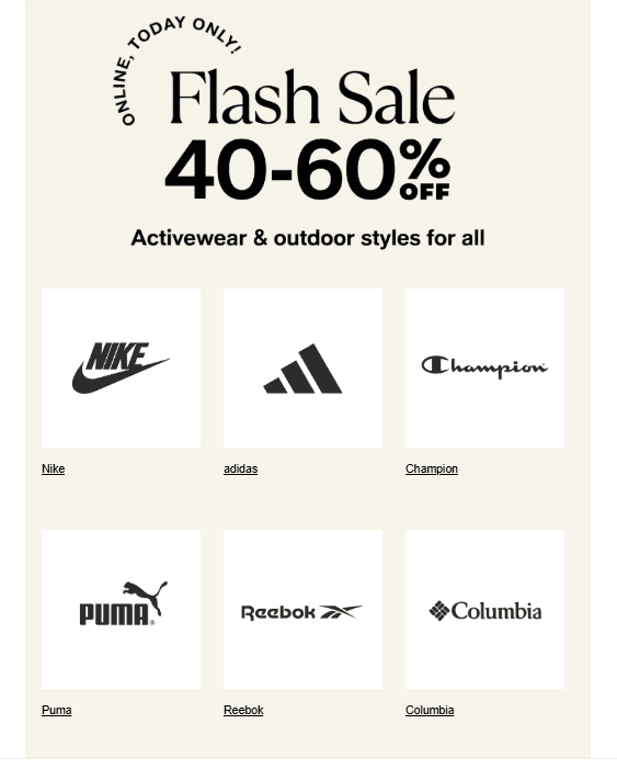 Macy's) 나이키, 아디다스등 - 40 ~ 60% 세일