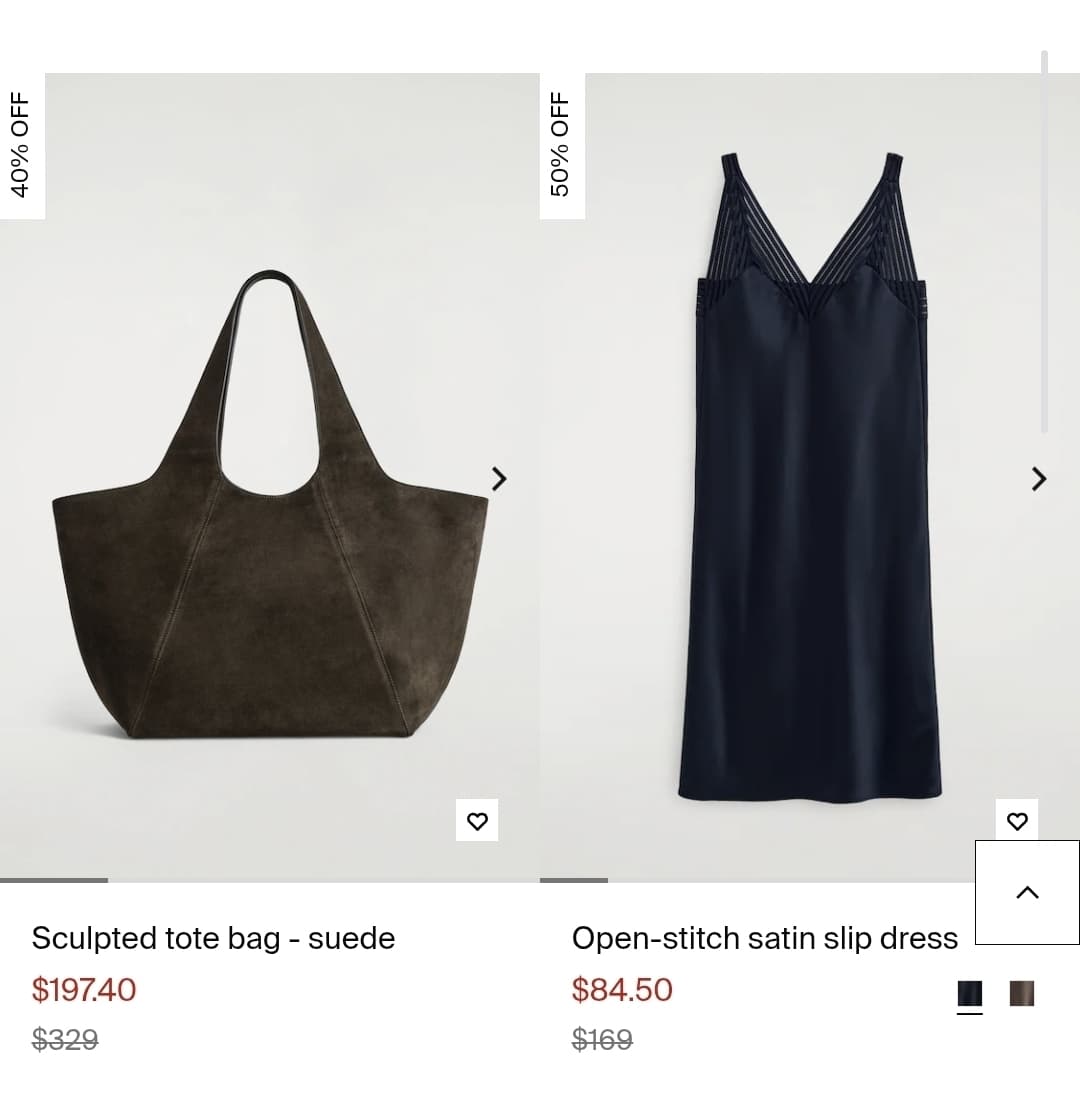 COS) ENVELOPE BAG - LEATHER $42.07 등 세일가에 추가 15프로 할인