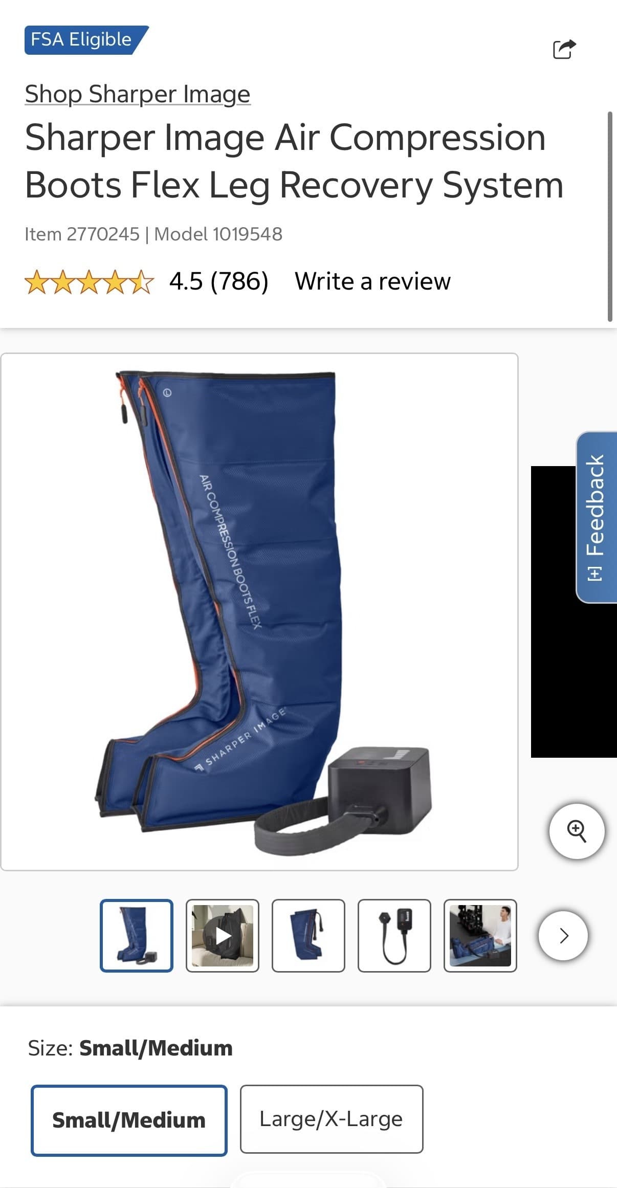 Costco) 하체 공기압 마사지기 땡처리 $99.97