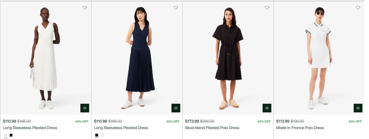 Lacoste) The Semi-Annual 세일 - Up to 50% Off