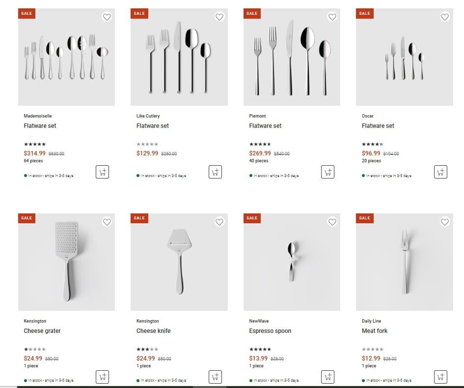 Villeroy & Boch) 플랫 웨어 - Up to 50% Off
