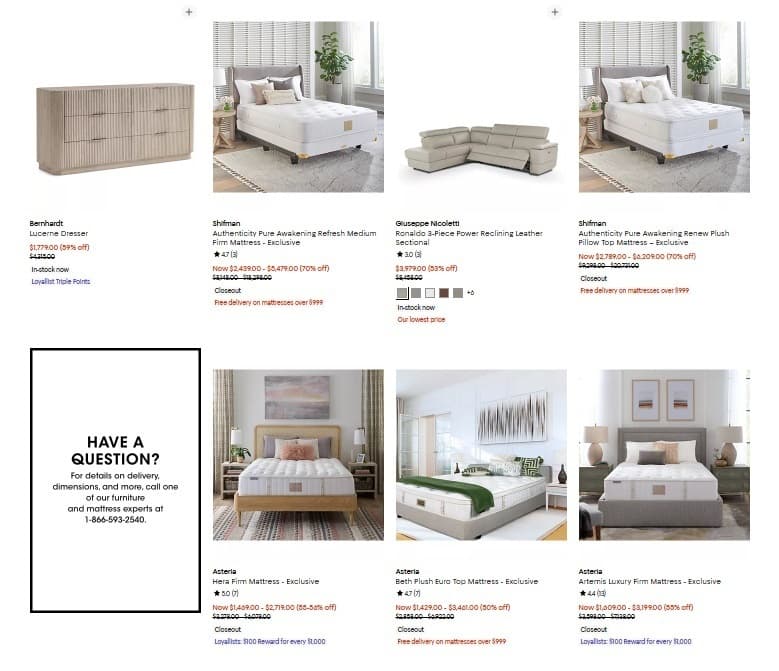 Bloomingdales) 가구 - 65% Off