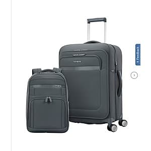 Costco: 2-Pc Samsonite Crestledge Softside Spinner Luggage & Backpack Set $160 + Free S&H ($160.00 / (약: 227,008원))