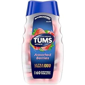 Select Accts: 160-Ct TUMS Ultra Strength Chewable Antacid Tablets (Assorted) $3.30 w/ S&S ((약: 4,682원))