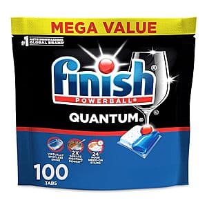 100-Count Finish Quantum Dishwasher Pods $16.60 w/ S&S ((약: 23,552원))