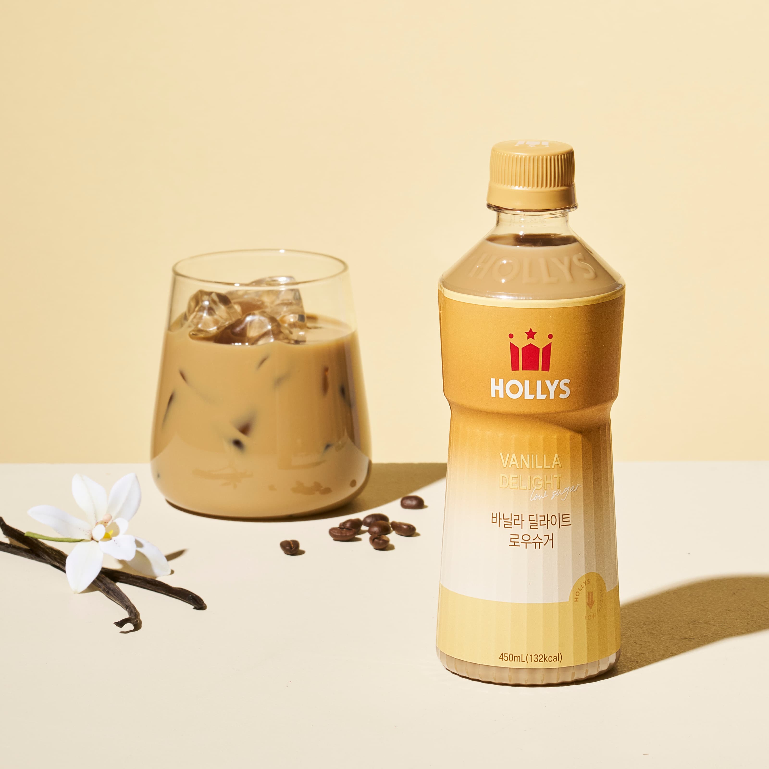 할리스 바닐라 딜라이트 로우슈거 450ml 24개 (29,990원 / 무료배송)